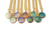 Mermaid Necklace - Mermaid Tail Pendant. Choice of Colours.