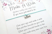 Hope Wish Bracelet - Hope Charm Bracelet. Friendship Bracelet. String Bracelet. Choice of Colours.