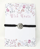 Lotus Flower Macrame Bracelet - Lotus Blossom Meditation Bracelet. Choice of Colours