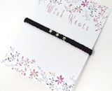 Star Bracelet - Macrame Bracelet. Stars Friendship Bracelet. Choice of Colours