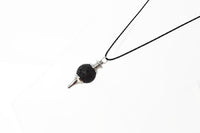 Aromatherapy Essential Oil Diffuser Necklace. Adjustable Cotton Cord Necklace