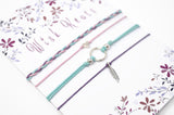 Protection Bracelet Set - 4 String Bracelets. Boho Bracelet Gift Set. Stacking Bracelets. Festival.